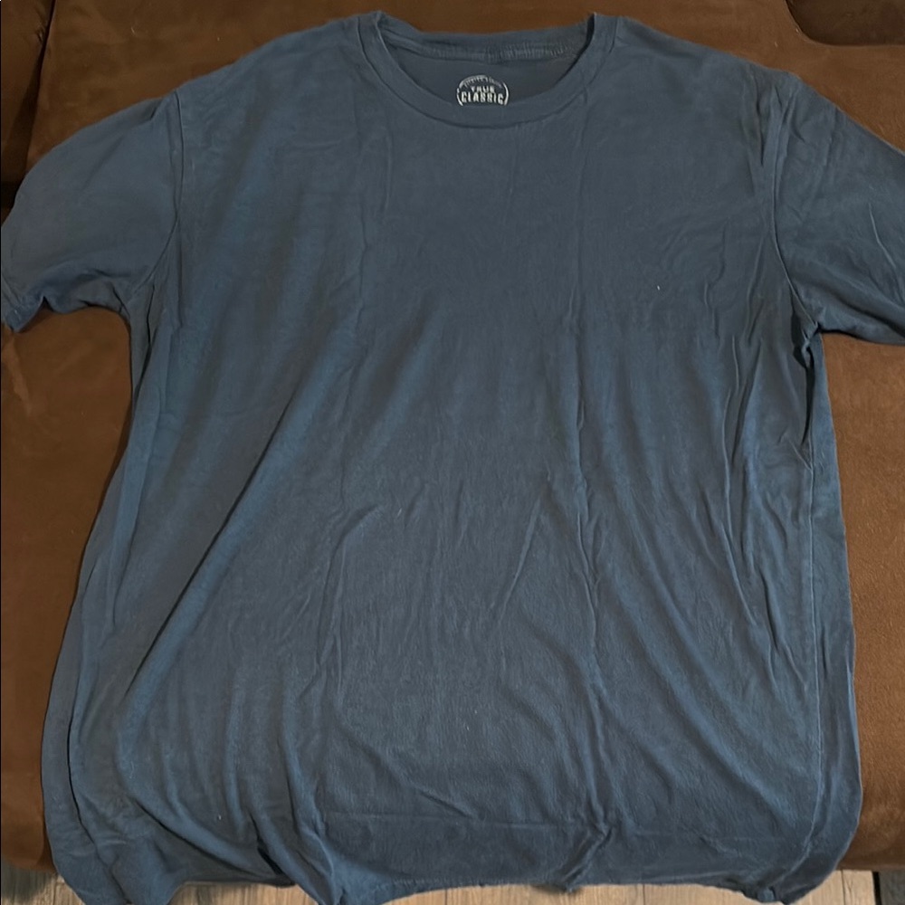 True Classic Dark Blue Short Sleeve Tee